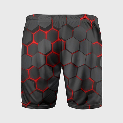 Мужские спортивные шорты Под чешуей дракона / 3D-принт – фото 2