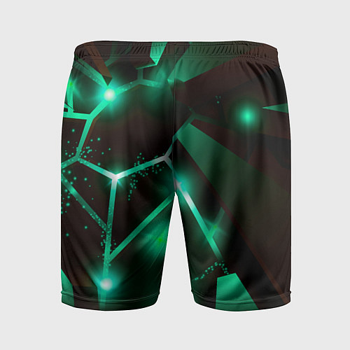 Мужские спортивные шорты Dark Souls разлом плит / 3D-принт – фото 2