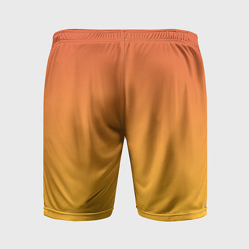 Мужские спортивные шорты Закат на побережье минимализм / 3D-принт – фото 2