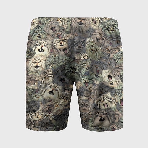 Мужские спортивные шорты Мануловый камуфляж / 3D-принт – фото 2