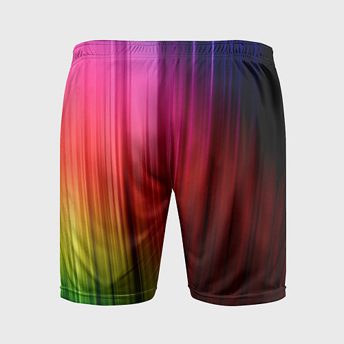 Мужские спортивные шорты Цветной спектр / 3D-принт – фото 2