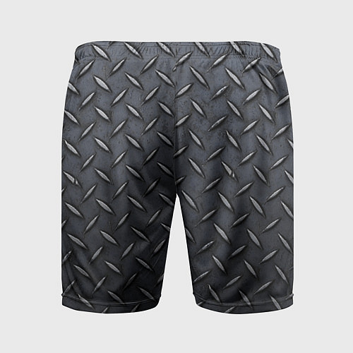 Мужские спортивные шорты Рифленая сталь / 3D-принт – фото 2