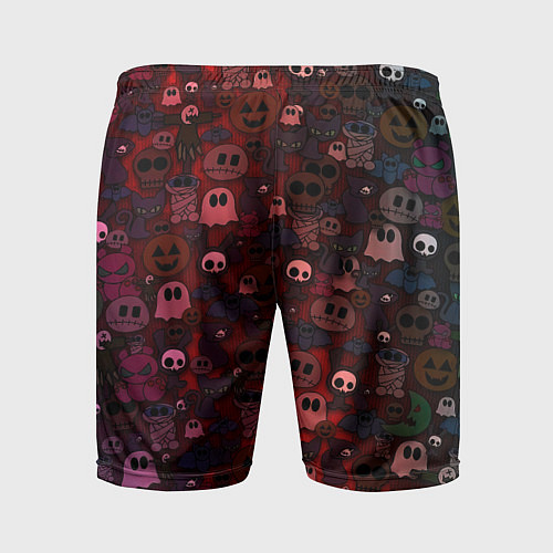 Мужские спортивные шорты Плюшевые вестники ночи / 3D-принт – фото 2