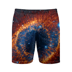 Шорты спортивные мужские Космическое галактическое око, цвет: 3D-принт