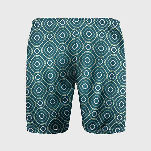 Мужские спортивные шорты Светло-зелёная текстура / 3D-принт – фото 2