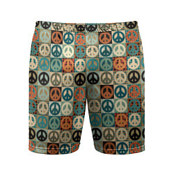 Мужские спортивные шорты Peace symbol pattern