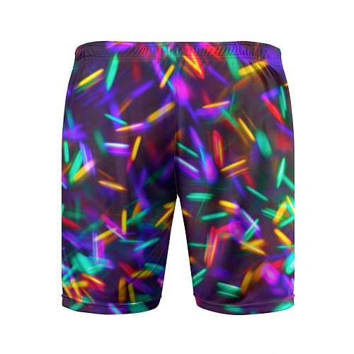 Мужские спортивные шорты Цветомузыка / 3D-принт – фото 2