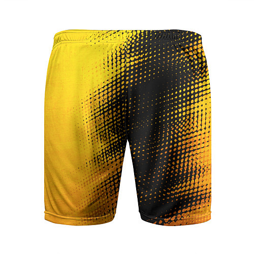 Мужские спортивные шорты Spirited Away - gold gradient: по-вертикали / 3D-принт – фото 2