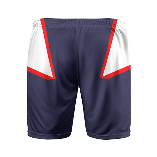 Мужские спортивные шорты FIRM с белыми плечами / 3D-принт – фото 2