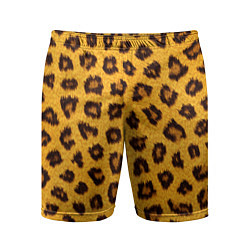Мужские спортивные шорты Текстура леопарда