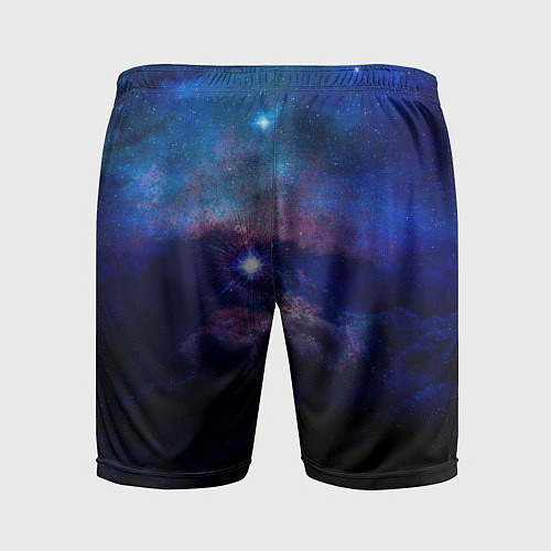 Мужские спортивные шорты Звёздное небо / 3D-принт – фото 2
