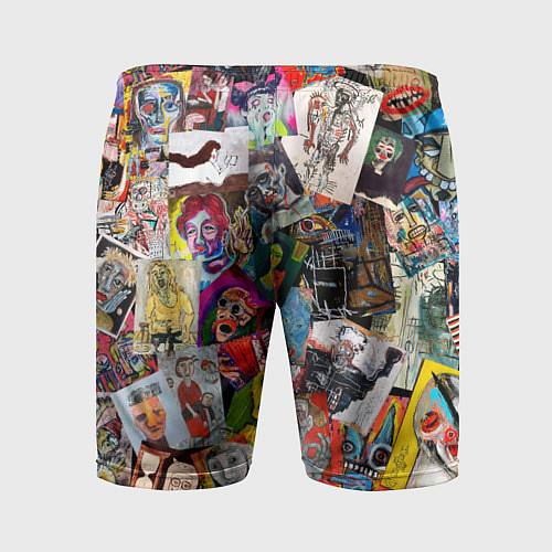 Мужские спортивные шорты Art Trash / 3D-принт – фото 2