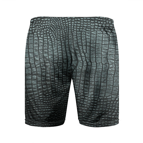 Мужские спортивные шорты Кожа крокодила - fashion / 3D-принт – фото 2