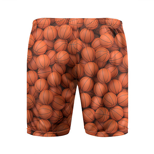 Мужские спортивные шорты Баскетбольные мячи / 3D-принт – фото 2