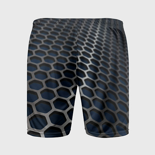 Мужские спортивные шорты Металическая бронь / 3D-принт – фото 2