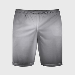 Шорты спортивные мужские Серебристый градиент, цвет: 3D-принт