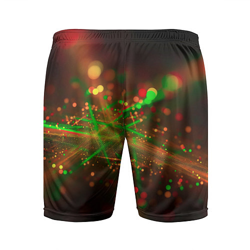 Мужские спортивные шорты Световая проекция / 3D-принт – фото 2