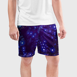 Шорты спортивные мужские Звездочки - космическое небо, цвет: 3D-принт — фото 2