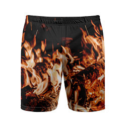 Мужские спортивные шорты Огонь-пламя