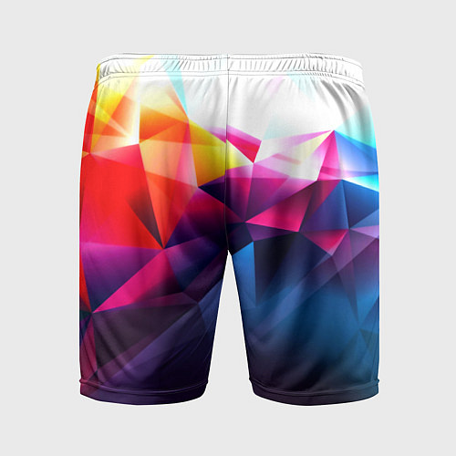 Мужские спортивные шорты Poly stiil collection / 3D-принт – фото 2