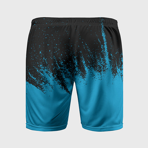 Мужские спортивные шорты Bmw голубые брызги / 3D-принт – фото 2