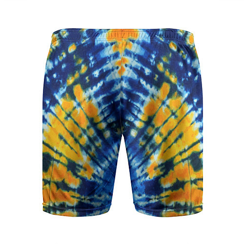Мужские спортивные шорты Tie dye стиль хиппи / 3D-принт – фото 2