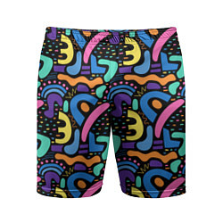 Мужские спортивные шорты Multicolored texture pattern