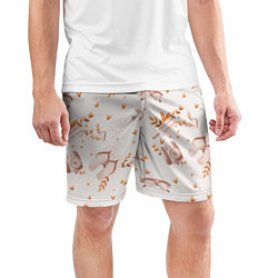 Шорты спортивные мужские Пляжный паттерн, цвет: 3D-принт — фото 2