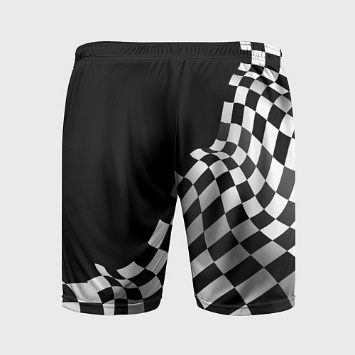 Мужские спортивные шорты Ford racing flag / 3D-принт – фото 2