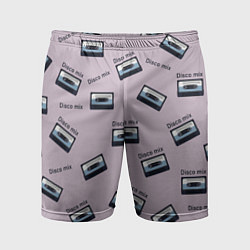 Шорты спортивные мужские Кассета паттерн, цвет: 3D-принт