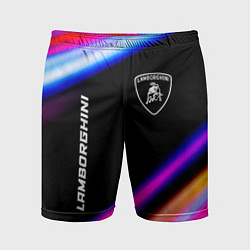 Мужские спортивные шорты Lamborghini speed lights