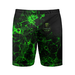 Шорты спортивные мужские Monster energy cup, цвет: 3D-принт