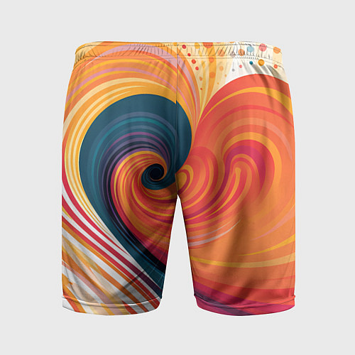 Мужские спортивные шорты Вихрь цвета / 3D-принт – фото 2