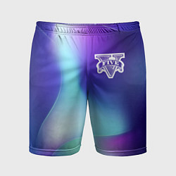 Шорты спортивные мужские GTA northern cold, цвет: 3D-принт