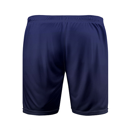 Мужские спортивные шорты Градиент глубокий синий / 3D-принт – фото 2