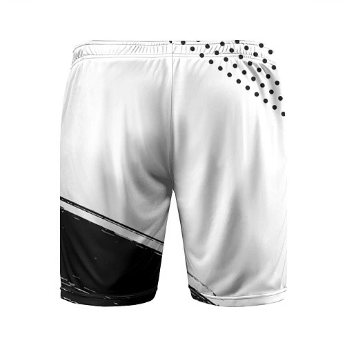 Мужские спортивные шорты Evanescence и рок символ на светлом фоне / 3D-принт – фото 2