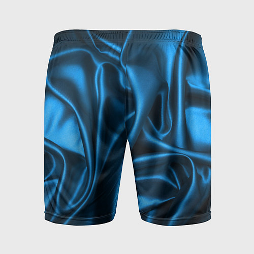 Мужские спортивные шорты Синий шёлк / 3D-принт – фото 2