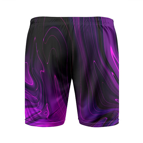 Мужские спортивные шорты Breaking Benjamin violet plasma / 3D-принт – фото 2