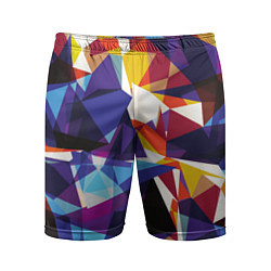 Шорты спортивные мужские Мозаичный узор, цвет: 3D-принт
