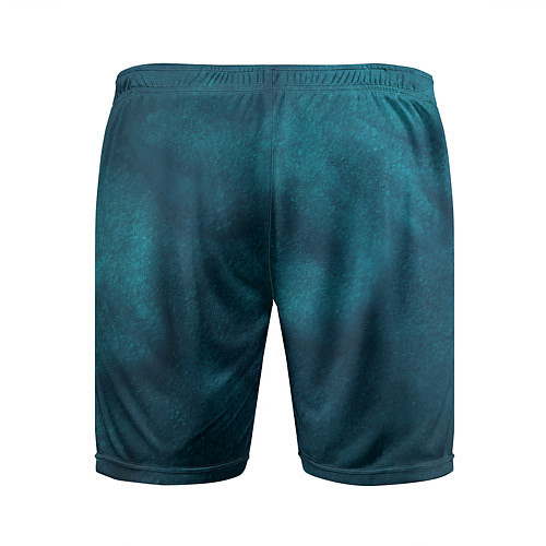 Мужские спортивные шорты Синие туманные камешки / 3D-принт – фото 2