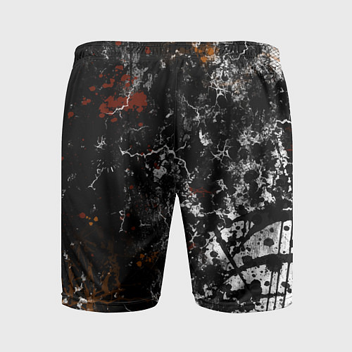 Мужские спортивные шорты Граффити абстрактный рисунок / 3D-принт – фото 2