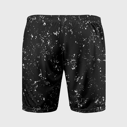 Мужские спортивные шорты OneRepublic glitch на темном фоне: надпись, символ / 3D-принт – фото 2
