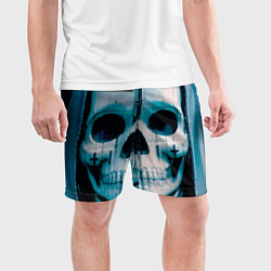 Шорты спортивные мужские Проклятие монахини, цвет: 3D-принт — фото 2