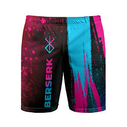Мужские спортивные шорты Berserk - neon gradient: по-вертикали