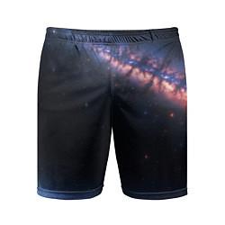 Мужские спортивные шорты Млечный путь в звездном небе