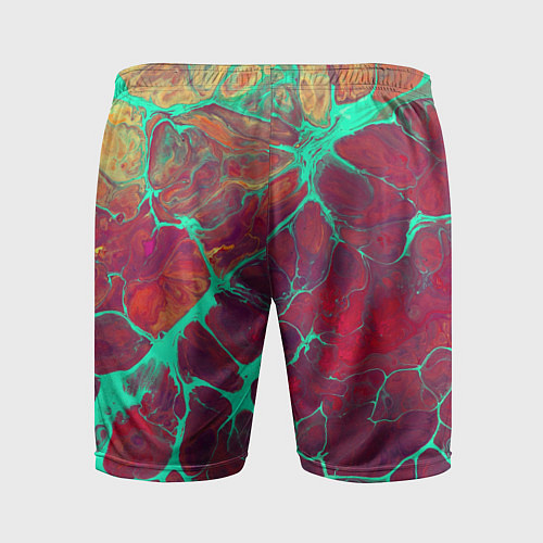 Мужские спортивные шорты Нейронные соединения абстракция / 3D-принт – фото 2