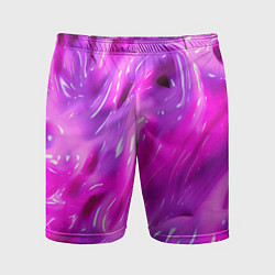 Шорты спортивные мужские Розовая слизь, цвет: 3D-принт