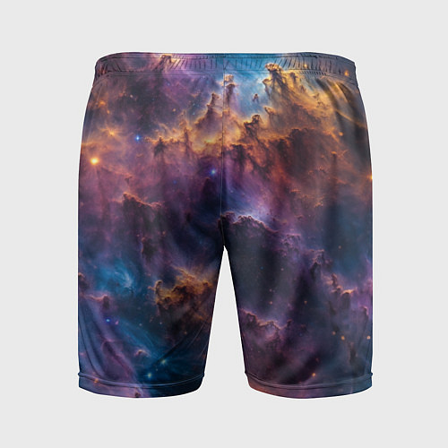 Мужские спортивные шорты Космическая туманность / 3D-принт – фото 2