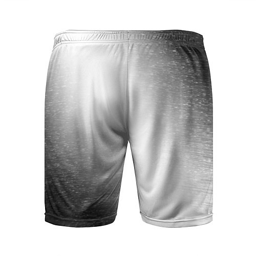 Мужские спортивные шорты Hitman glitch на светлом фоне по-вертикали / 3D-принт – фото 2