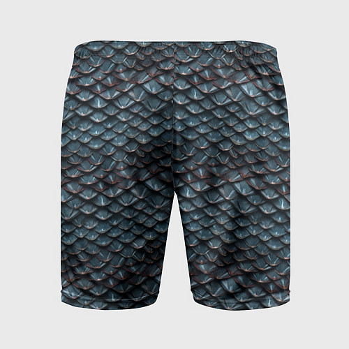 Мужские спортивные шорты Dragon scale pattern / 3D-принт – фото 2